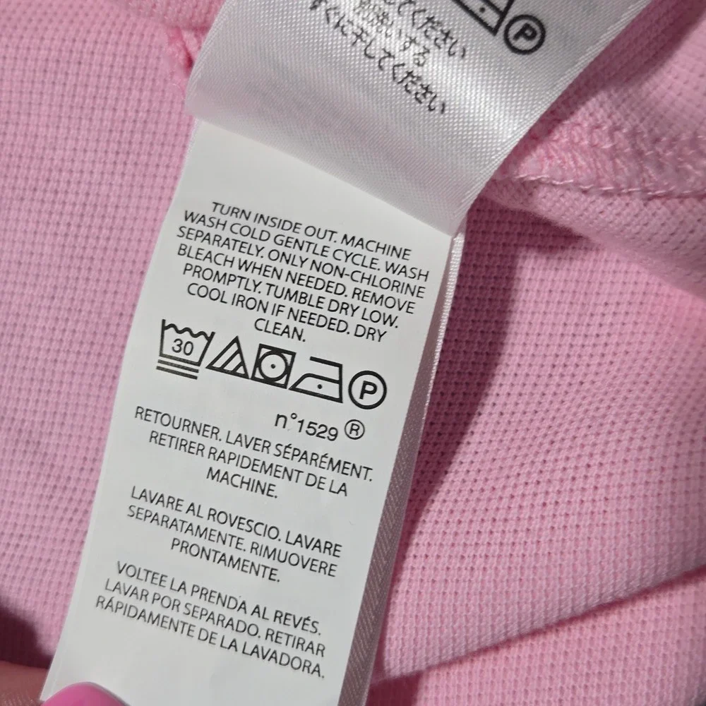 Polo Ralph Lauren Mens XL Classic Fit Pink Short Sleeve Pique Polo Shirt
